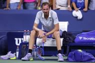 In Picture: Daniil Medvedev after his loss at the 2025 US Open (Getty)